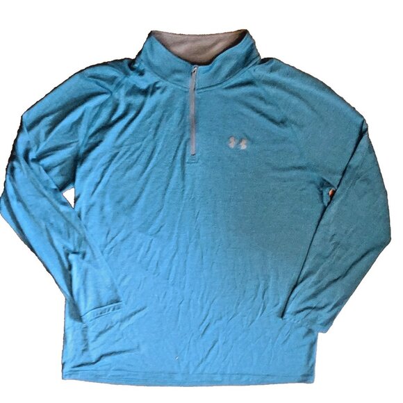 Under Armour Heatgear 1/4 Zip Pullover Multicolor Mens Size 2XL Loose - Picture 1 of 3